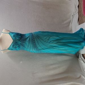 Marina long beaded dress